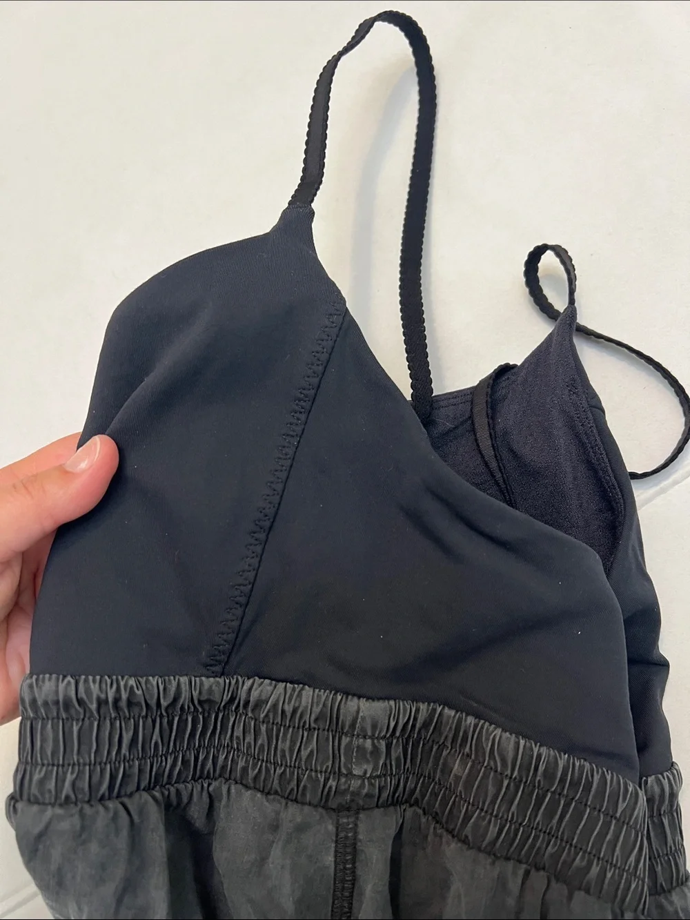 LULULEMON BLACK BLISS TANK ADJUSTABLE BRAIDED STRAPS SIZE 8